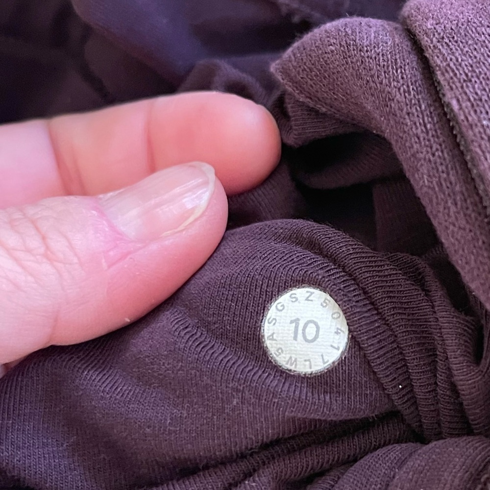 Women’s Lululemon Get Going Jogger Black Cherry color size 10 - Picture 6 of 6